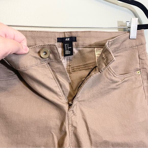 H&M Women's Tan Slim Fit Skinny Pants size 12 - Picture 8 of 11